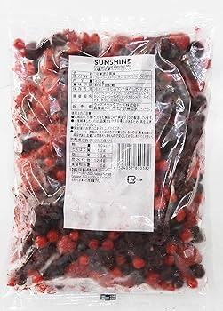 ベリーミックス2箱 4種のベリーミックス -イオンのプライベートブランド TOPVALU